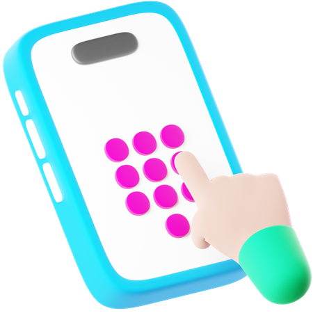 Dial Pad  3D Icon