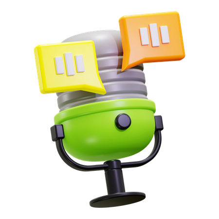 Dialog  3D Icon