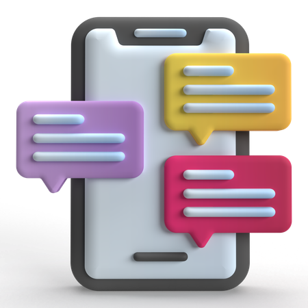 Dialog  3D Icon