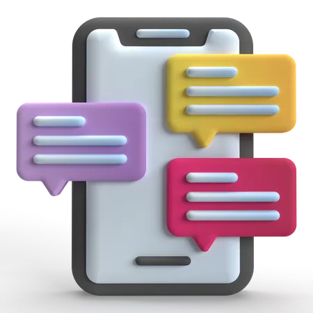 Dialog  3D Icon