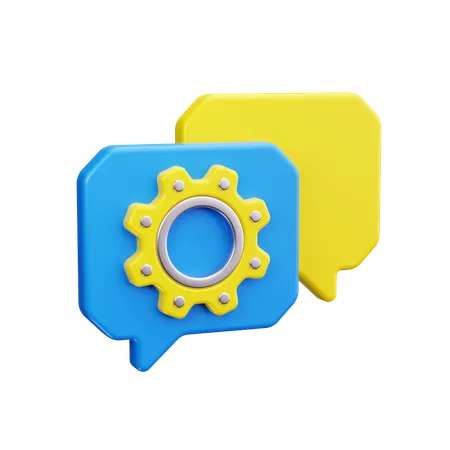 Dialog Box  3D Icon