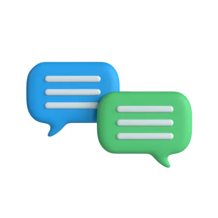 Dialogue  3D Icon