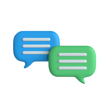 Dialogue  3D Icon