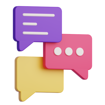 Dialogue  3D Icon