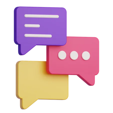 Dialogue  3D Icon