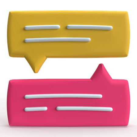 Dialogue  3D Icon