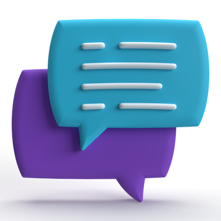 Dialogue  3D Icon