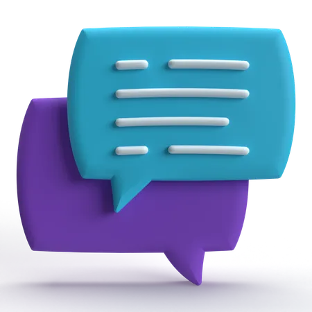 Dialogue  3D Icon