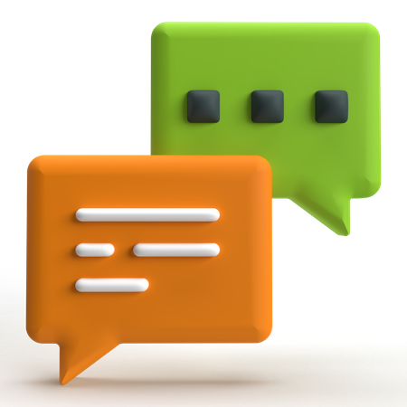 Dialogue  3D Icon