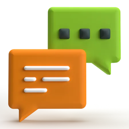 Dialogue  3D Icon