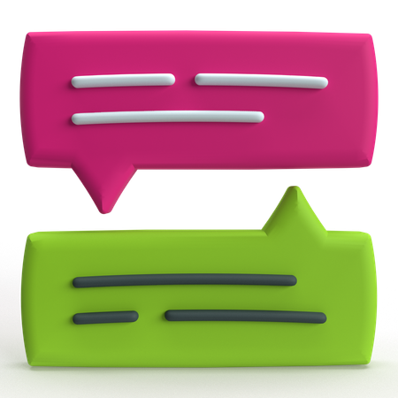 Dialogue  3D Icon