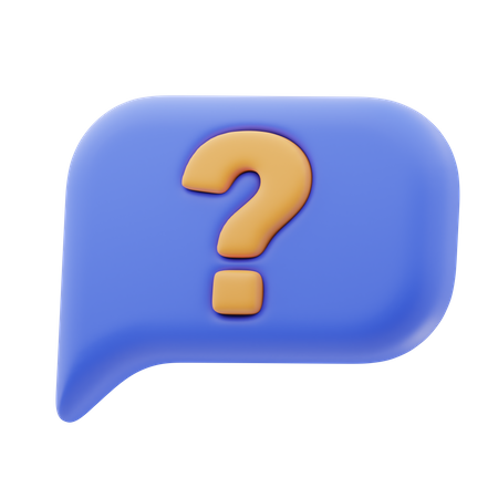 Dialogue Question  3D Icon