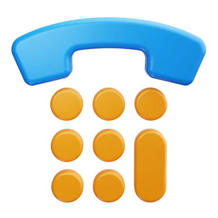 Dialpad  3D Icon