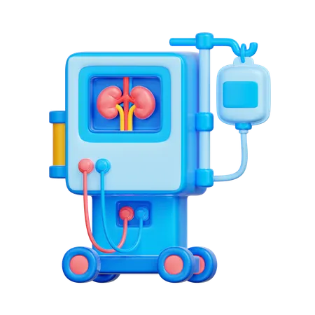 Dialysis Machine 3D Icon