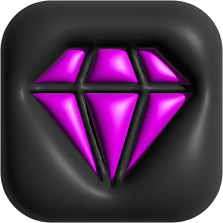 Diamant  3D Icon