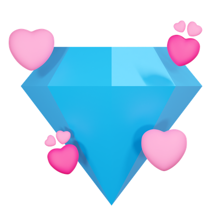 Diamant  3D Icon