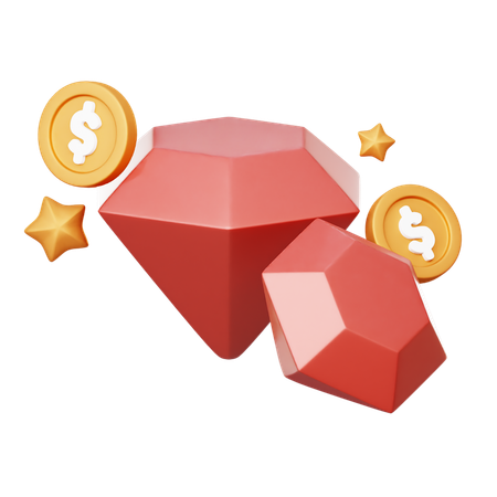 Diamant  3D Icon