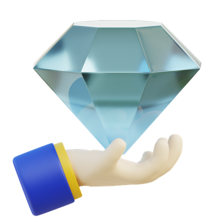 Diamant  3D Icon