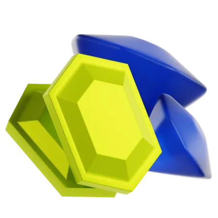 Diamant  3D Icon