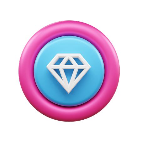 Diamant  3D Icon