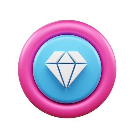 Diamant  3D Icon