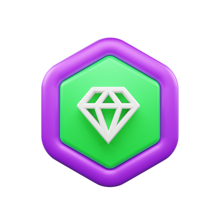 Diamant  3D Icon