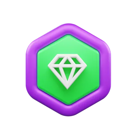 Diamant  3D Icon