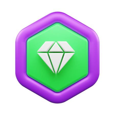 Diamant  3D Icon