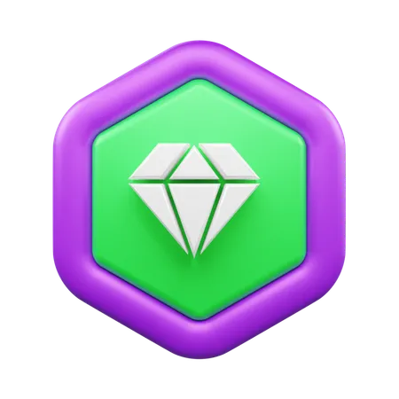 Diamant  3D Icon