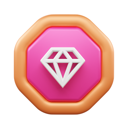 Diamant  3D Icon