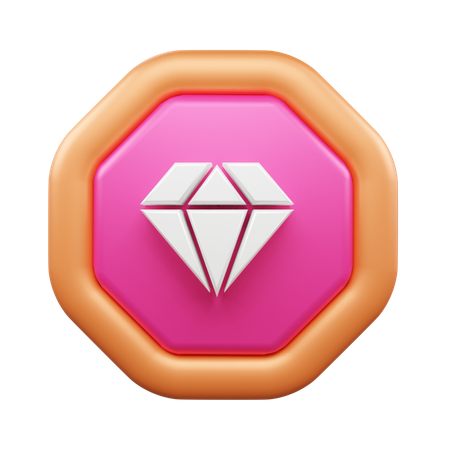 Diamant  3D Icon