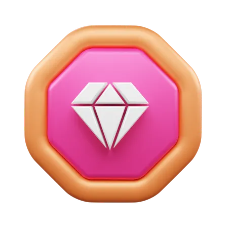 Diamant  3D Icon