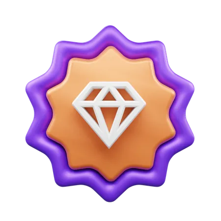 Diamant  3D Icon