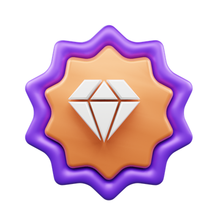 Diamant  3D Icon