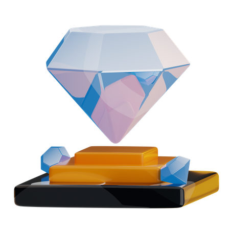 Diamant  3D Icon