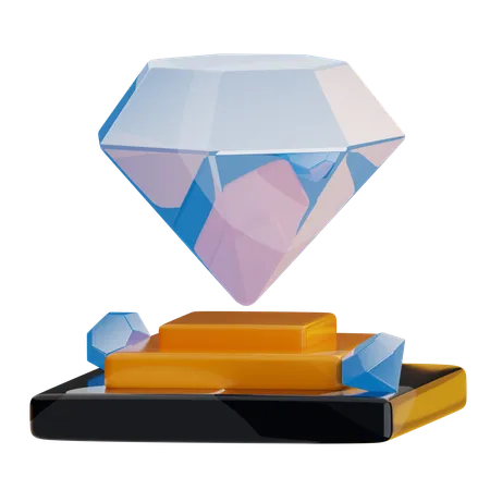 Diamant  3D Icon