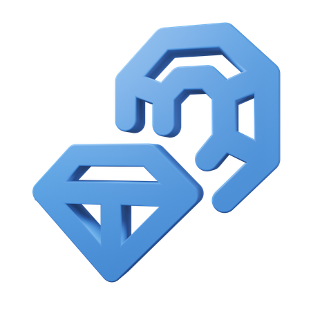 Diamant  3D Icon