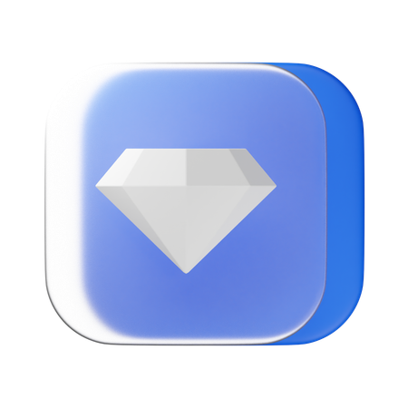 Diamant  3D Icon