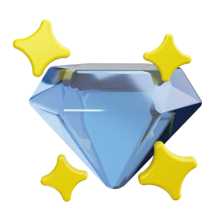 Diamant  3D Icon