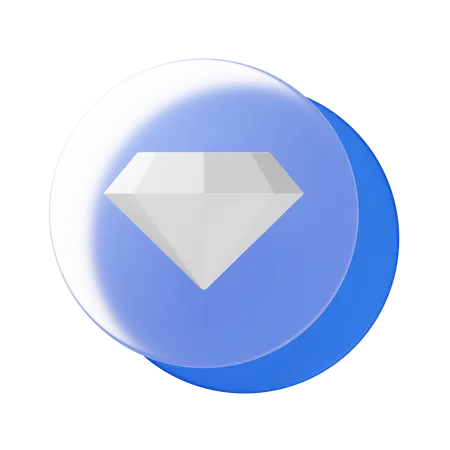 Diamant  3D Icon