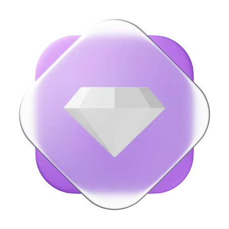 Diamant  3D Icon