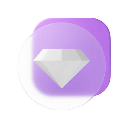 Diamant  3D Icon