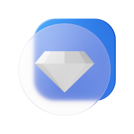 Diamant  3D Icon