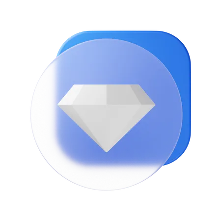 Diamant  3D Icon