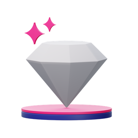 Diamant  3D Illustration