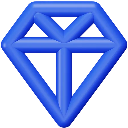 Diamant  3D Icon