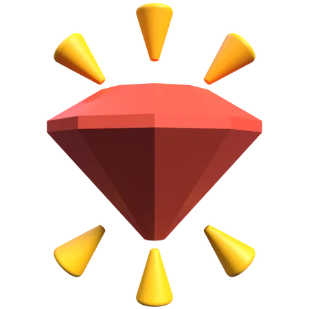 Diamant  3D Icon