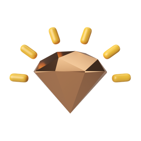 Diamant  3D Icon