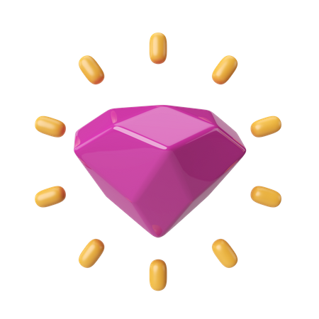 Diamant  3D Icon