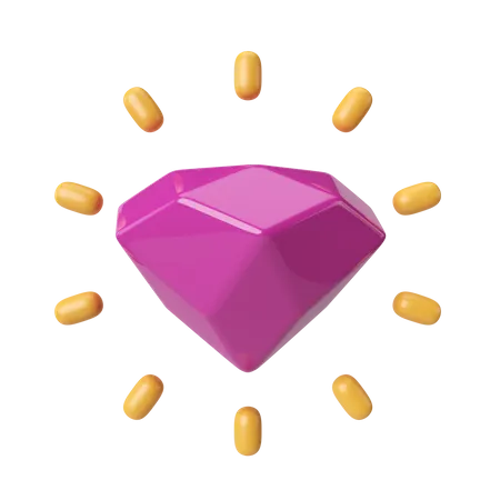 Diamant  3D Icon